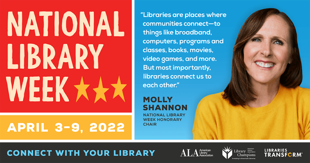 National Library Week with Molly Shannon