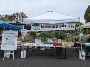 Friends booth at OneWorld July 4th event. July 2022.